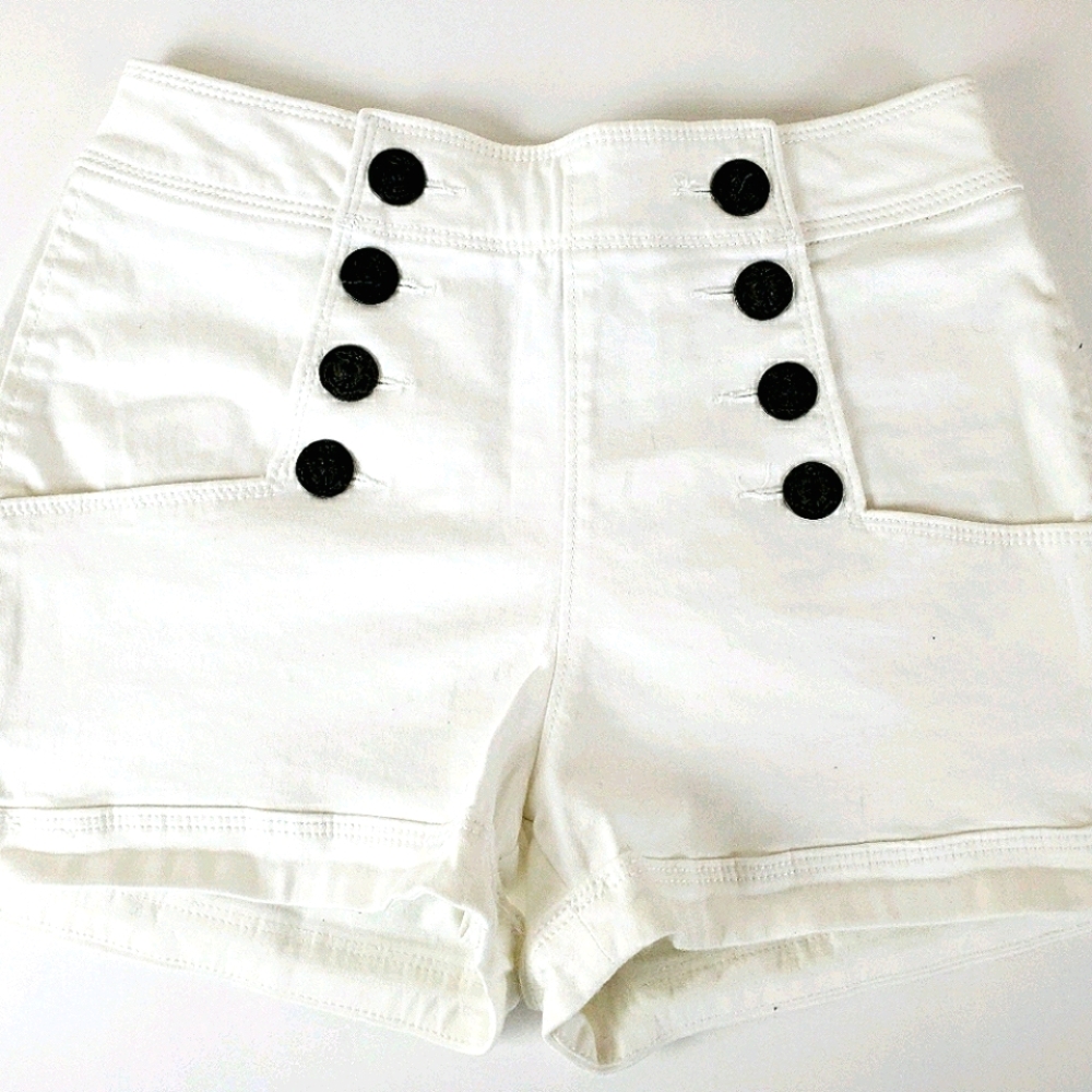 Express jean shorts high waist size 2